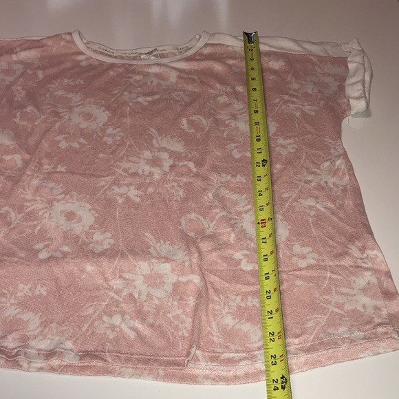 Lucky Brand Top Super Soft Material Cream and Dusty Rose Pink Color Xxl - Picture 6 of 8